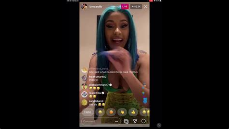 Cardi B flashing on Ig live : r/HipHopGoneWild